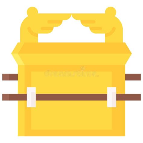 Ark Of The Covenant Icon Holy Week Related Vector Illustration Stock