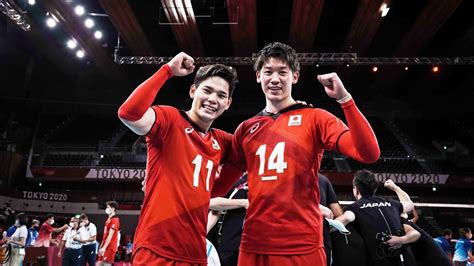 Volleyball Brothers Yuji Nishida And Yuki Ishikawa Amazing Duo Men