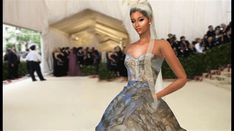 The Sims 4 Ariana Grande Met Gala 2018 Youtube