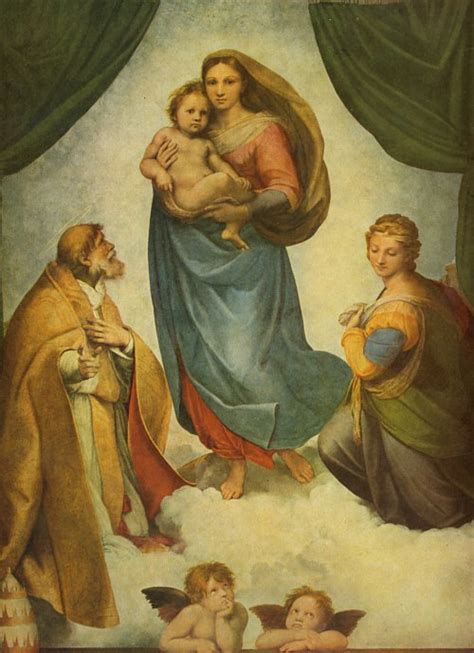 Raffael Sixtinische Madonna Wandbild Kaufen