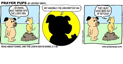 Prayer Pups Christian Cartoons Daniel And The Lions Den Flickr