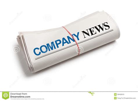 Company News stock image. Image of word, white, headline - 36402615