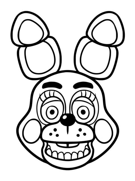 Animatronics Bony Coloring Pages