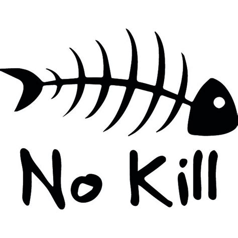 No Kill Fishing Decals Fish Passion Stickers
