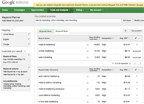 Find the right keywords to use in your google ads campaigns with our keyword planner tool. Google External Keyword Tool To Be Discontinued, Join ...