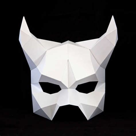 Devil Mask Make Your Own Demon Mask From Card With This Unique Masks