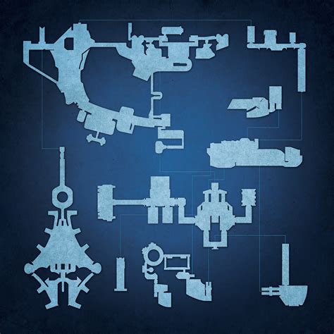 Mass Effect Citadel Map Art City Prints