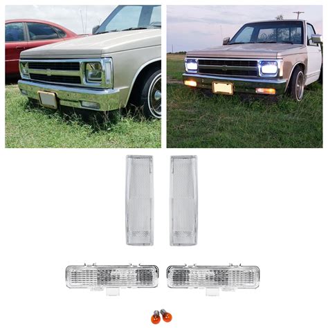 Free Next Day Delivery Corner Parking Signal Light Pair Set For Chevy