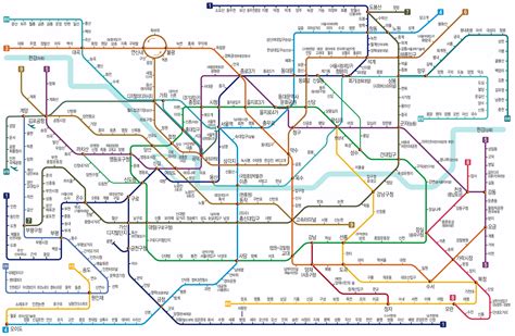 Seoul Subway Map Korean Smoothoperators