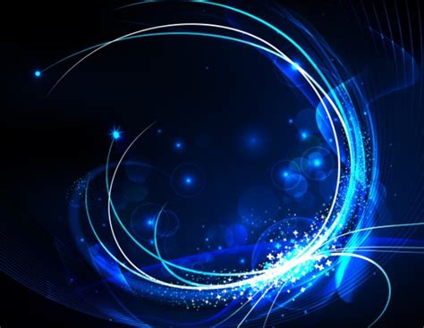 Free Blue Science Lines And Halos Background Vector Titanui