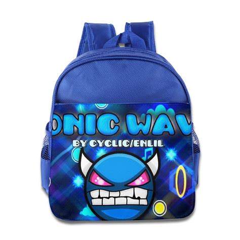 Geometry Dash Sonic Wave Demon Icon Kids School Backpack Bag Buy