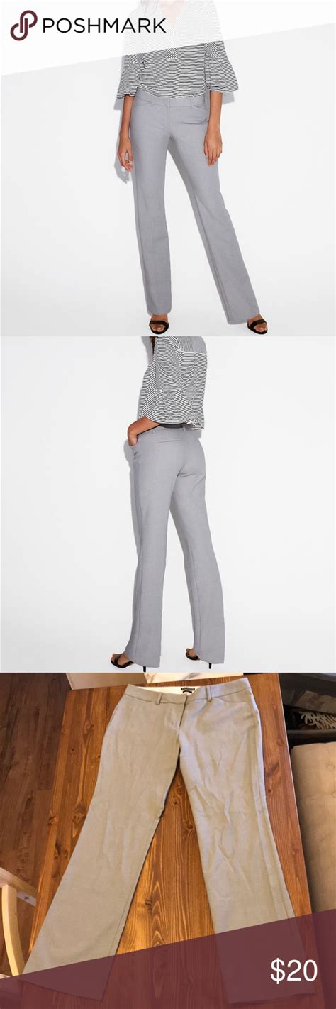 Express Gray Pant Editor Size 10r Grey Pants Clothes Design Pants