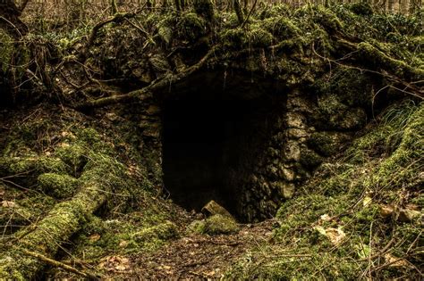 The Plague Cave Near Lance Rock Forest Village Landscape Forest