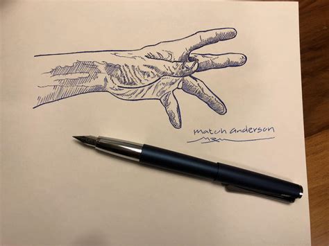 Fountain Pen Sketch First Time Drawing In Years Rdrawing