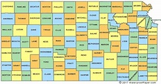 Kansas County Map - KS Counties - Map of Kansas