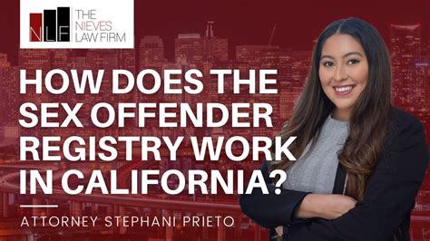 How Does The Sex Offender Registry Work In California Oakland Sex Offender Registry Lawyer