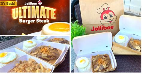 Reunion Of The Year Jollibee Champ Ultimate Burger Steak Are Back Vrogue