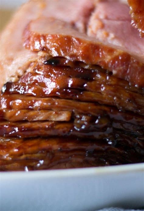 Apricot Bourbon Glazed Ham Recipe Maple Glazed Ham Ham Glaze Ham Glaze Recipe