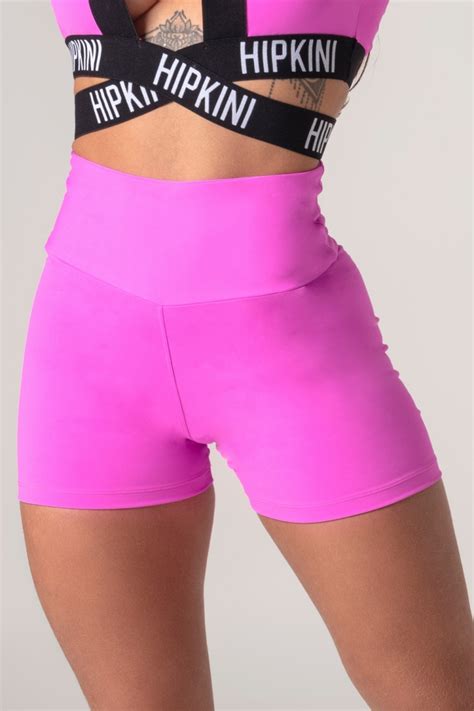 hipkini shorts amazing fitness rosa com tiras no cós 3339478 hipkini