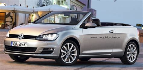 Volkswagen Golf Cabriolet Rendering Of Topless Mk Paultan Org