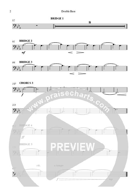 How I Need You String Bass Sheet Music Pdf Highlands Worship