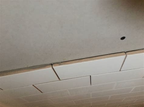 Drywall How To Make The Surfaces Of Tile And Drywall Flush Love