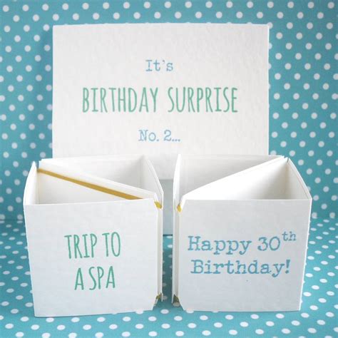 Personalised Birthday Surprise Cards By Paperbuzz