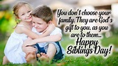 Happy Siblings Day Wishes, Quotes & Messages | National Siblings Day ...