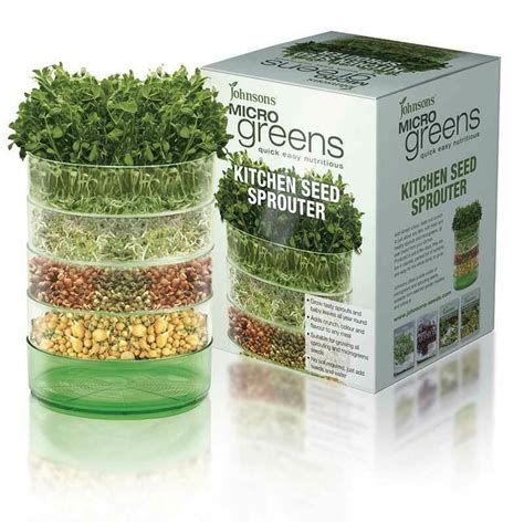 Microgreens Seed Sprouter Grow Kit Home Kitchen Baby Leaves Ebay