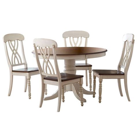 20 Photos Craftsman 5 Piece Round Dining Sets With Uph Side Chairs