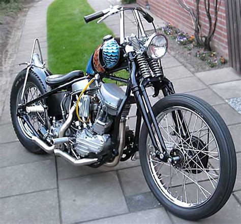 19481956 Harley Panhead Oldschool Bobber Throttlextreme Harley