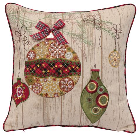 Ornament Christmas Pillow Contemporary Decorative Pillows By 14