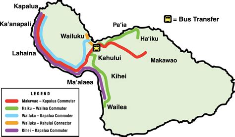 The Bus Hawaii Map Time Zones Map