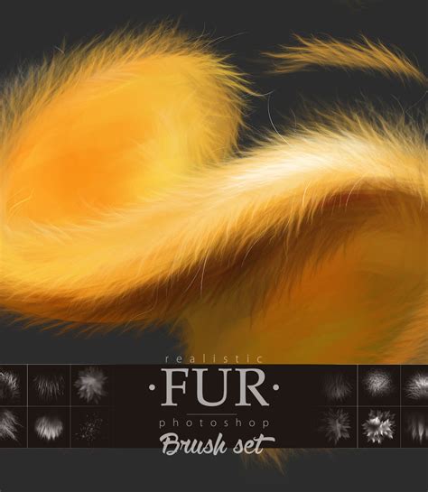Realistic Fur Brush Set For Photoshop By Eldarzakirov On Deviantart
