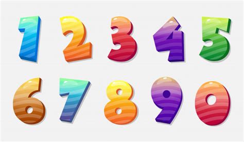 Some collection classes are mutable. Vector colorful numbers set 0 to 9 | Premium Vector