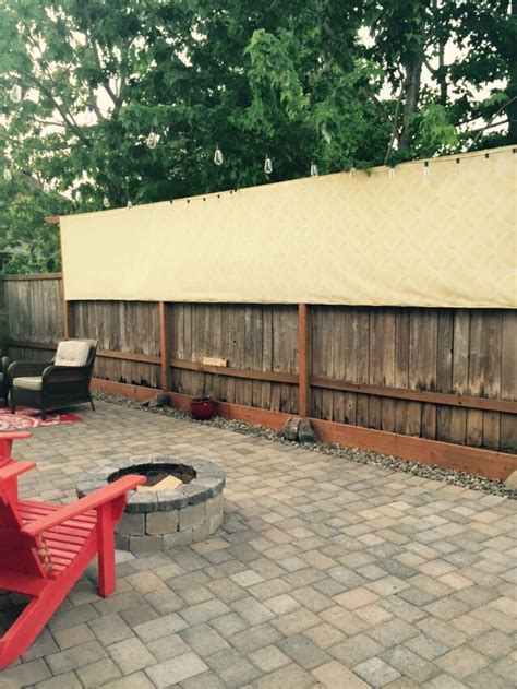 Diy Outdoor Fabric Privacy Screen Diy Onlines