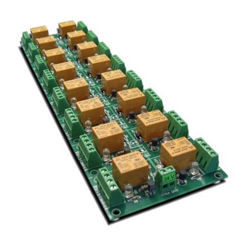 Relay Card 24v 16 Channels For Raspberry Pi Arduino Picavr