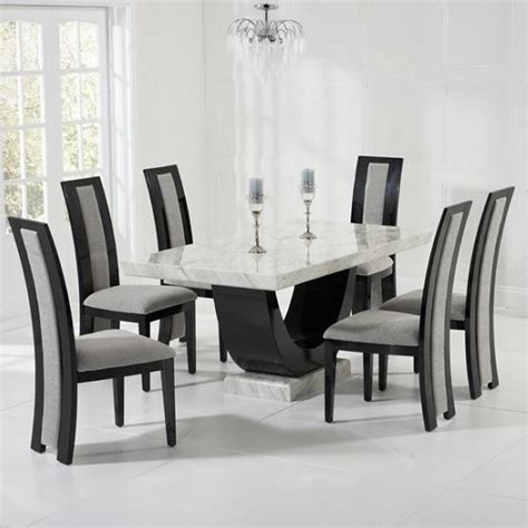 Faux marble dinner table set is perfect for dinning room, living room, breakfast nook, apartment and so on. 20 Best Collection of Marble Dining Tables Sets | Dining ...