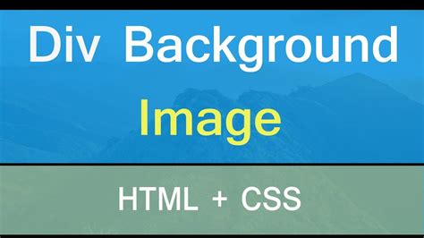 You should also take care: Set background image in div box using html and css | css ...