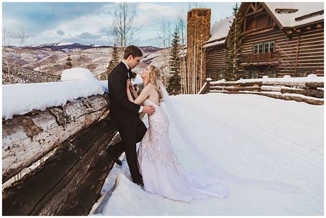 Winter Wedding In Vail Colorado Wedding Photographer Winter Wedding