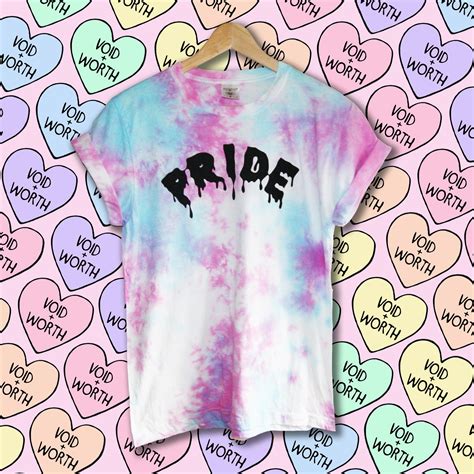 Pride Trans Flag Tie Dye T Shirt Etsy