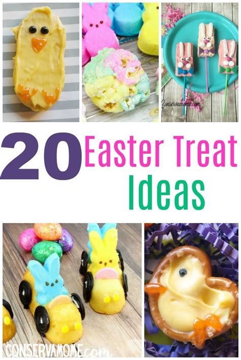 Don't miss my bunny treat cups and educational easter egg hunt ideas on the blog! 20 Easter Treat Ideas - A round up of delicious & Creative ...