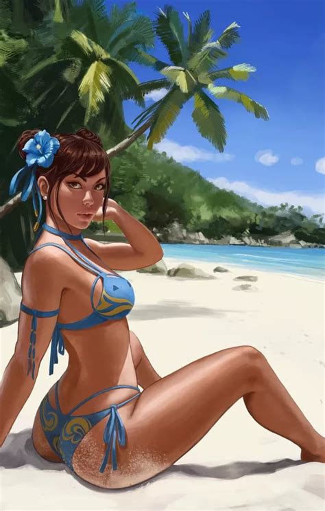 Chun Li And Cammy Street Fighter Swimsuit Special 1 Cover Art Art By Ivan Talavera R