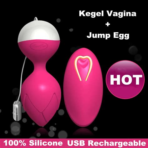 Remote Control Jump Egg Female Kegel Vaginal Tight Exercise Machine Usb