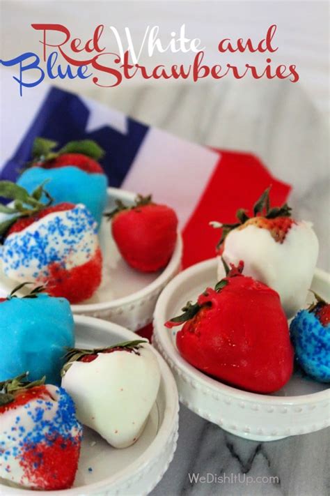 At Home Easy Red White And Blue Chocolate Strawberries At Home Easy
