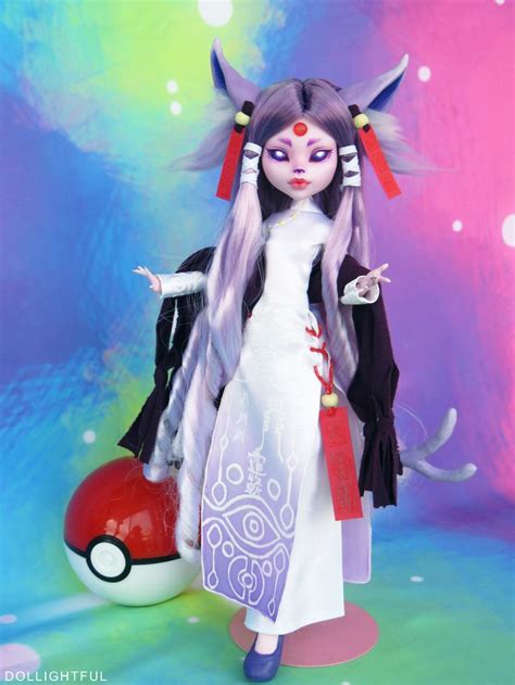 Espeon Custom Ooak Pokemon Doll By Dollightful Custom Monster High