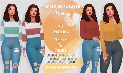 Its Mprin Nativemoonlight Tucked In Sweater Recolor You