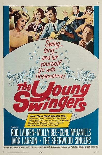 The Young Swingers 1963 Maury Dexter Rod Lauren Molly Bee Gene Mcdaniels Rarefilm