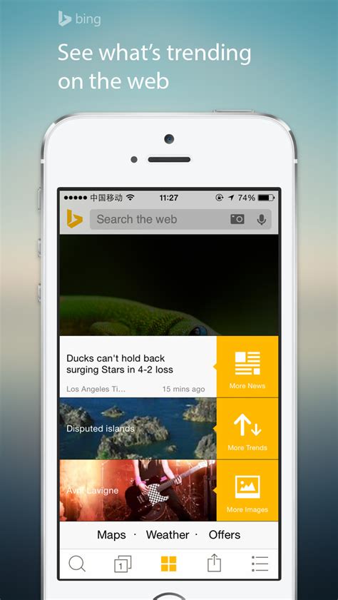 Bing Search App Update Brings Translation Extension for Safari and Today Widget - iClarified