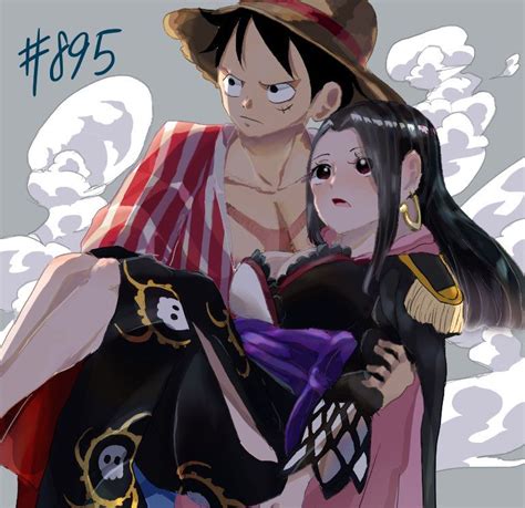 One Piece Luffy And Hancock Wallpaper One Piece Wallpaper